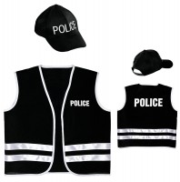 Förhandsgranskning: Barnset för polisväst och mössa