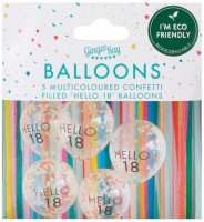 Vorschau: 5 Milestone 18`th Eco Ballons 30cm