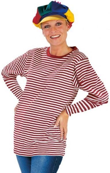 Ringelpullover Langarm In Rot