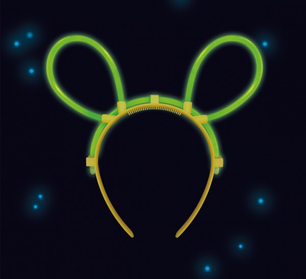 Power Glow Mausohren Tiara Grün