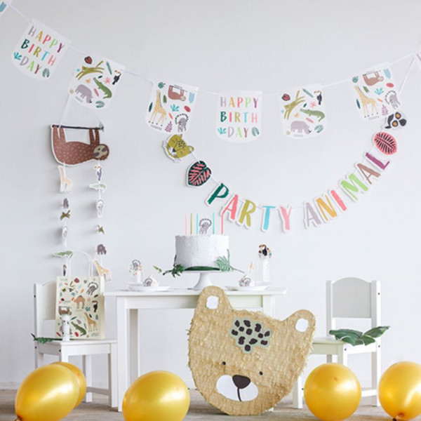 20 Zoo Birthdayparty Servietten 33cm 3