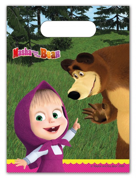 6 Mascha & Der Bär Ewige Freundschaft Geschenktüten