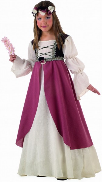 Burgfräulein Charleen Kinderkostüm