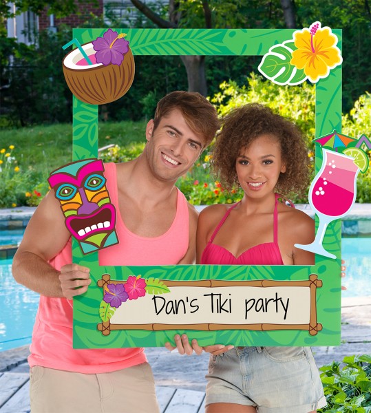 Luau Party Selfie Fotorahmen