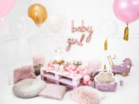 Vorschau: Baby Folienballon roségold 73,5 x 73,5cm