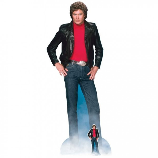 Hasselhoff Knight Rider Pappaufsteller 1,9m