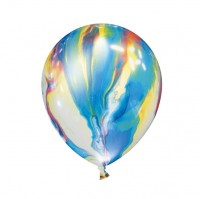 Vorschau: 4 LED Ballons Farbenspiel leuchtend 23cm