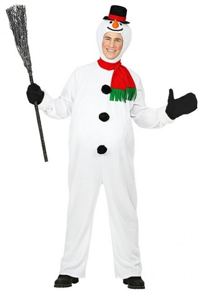 Fröhlicher Schneemann Kostüm für Erwachsene