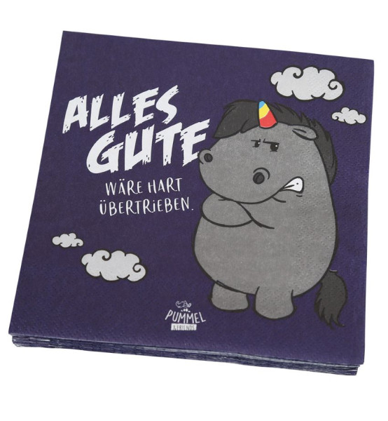 Pummel & Friends Servietten Grummel