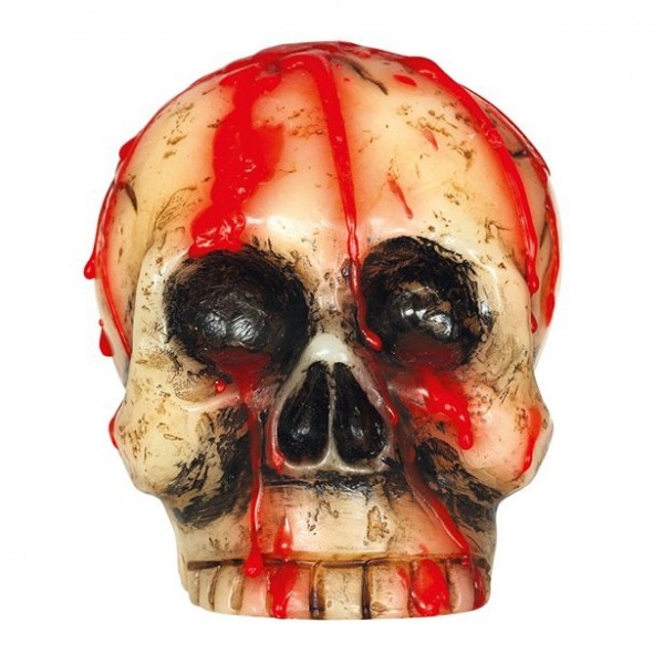 Totenkopf Kerze 10cm