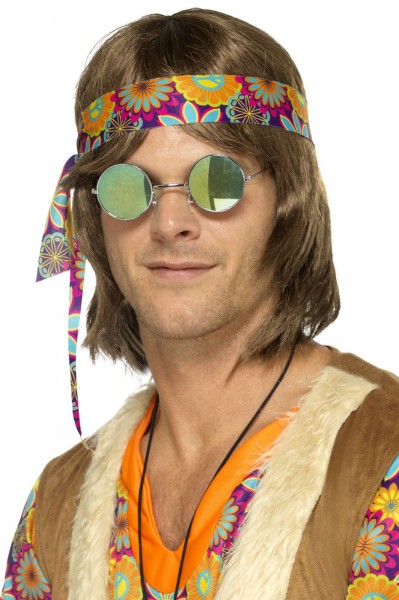 Verspiegelte Hippiebrille 2