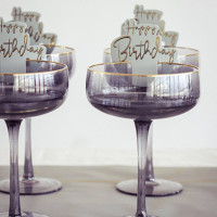 12 Golden Dawn Glasmarker