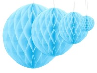 Wabenball Lumina azurblau 20cm