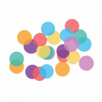 Regenbogen Papier Konfetti 10g