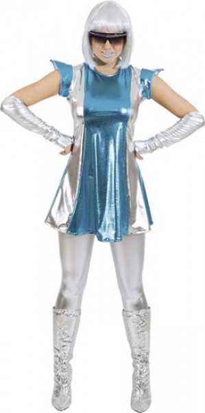 Space Woman Kostüm Gaga Für Damen