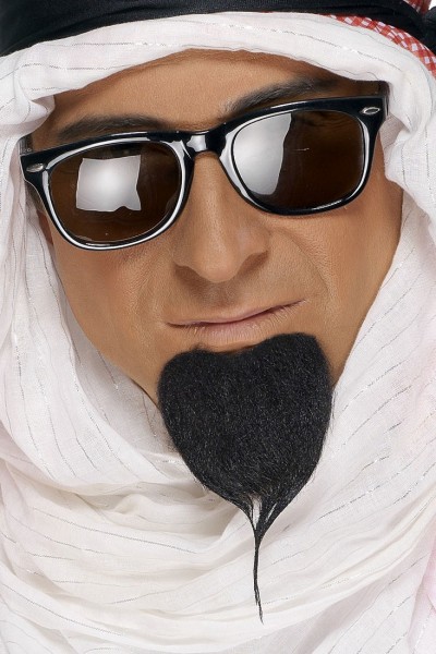 Arabischer Herren Bart Schwarz