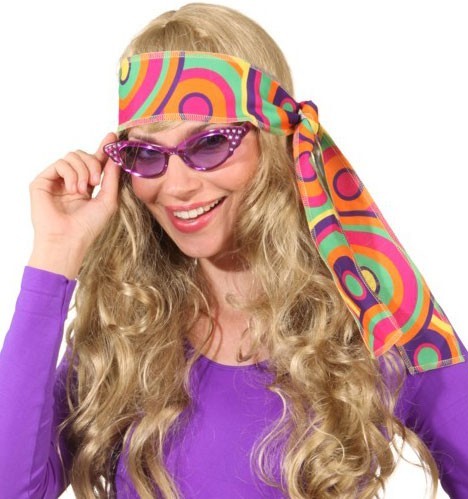 Buntes Hippie Retro Stirnband