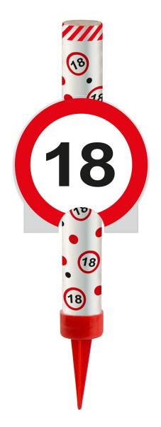 Tischfeuerwerk zum 18. Geburtstag