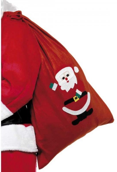 Roter Weihnachtsmann Geschenkbeutel 90x60cm