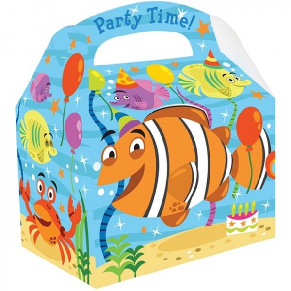 Ozean Freunde Party Geschenkbox 15cm