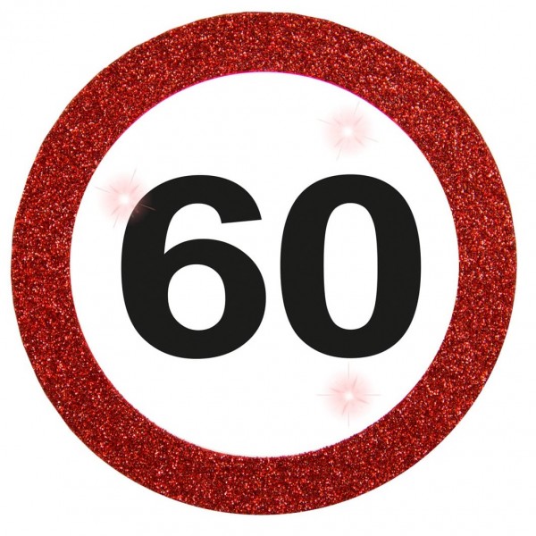 LED Verkehrsschild 60 Button