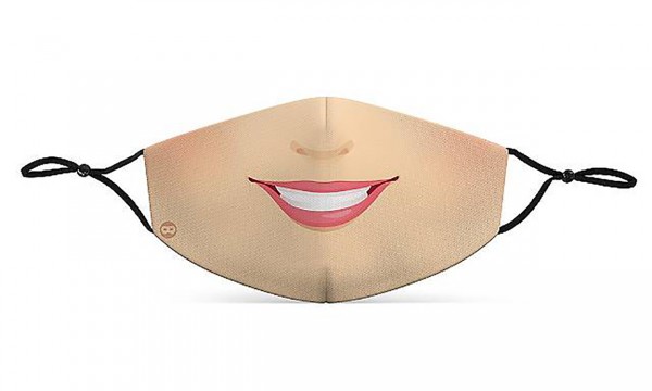 Mund Nasen Maske Comic Women