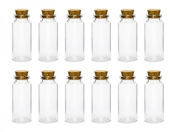 12 Gastgeschenk Flaschen 7,5cm 3