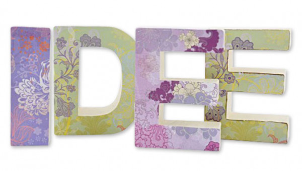 Buchstabe G aus Pappmaché 17,5cm 8