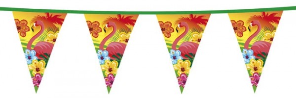 Bunte Hawaii Fahnengirlande
