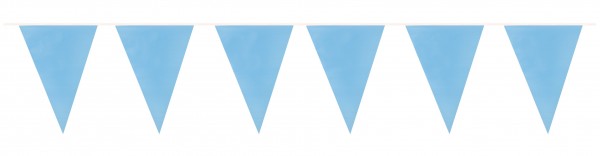 Himmlische Wimpelkette Hellblau 10m