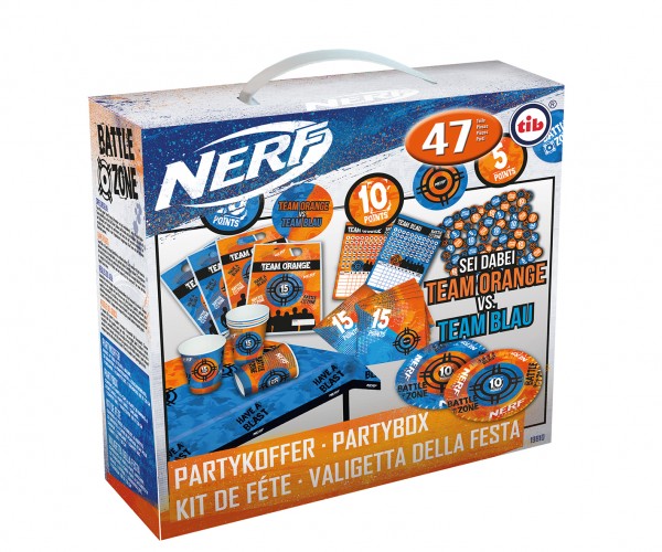 Nerf Battle Zone Partykoffer 47-teilig