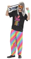 Vorschau: Lässige Regenbogen 80er Jahre Hose