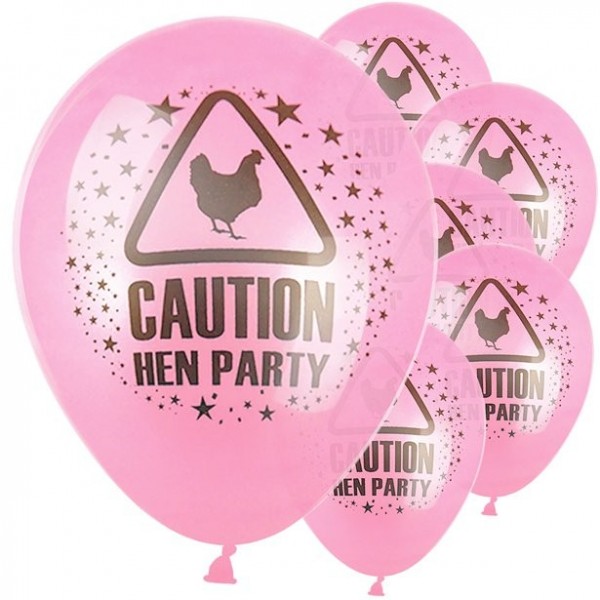 12 JGA Hen Party Latexballons 23cm