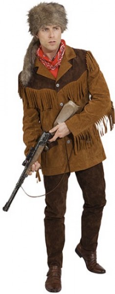 Braune Western Fransenjacke Tarik