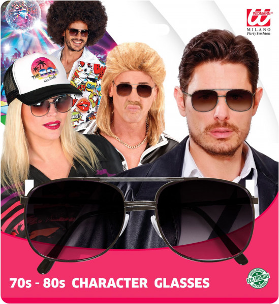 80er Jahre Pilotenbrille 2