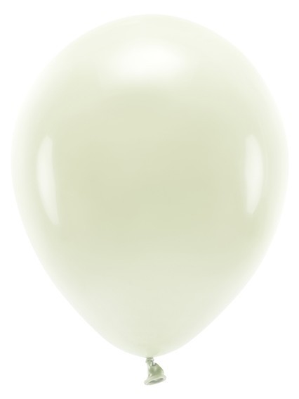 100 Eco Pastell Ballons creme 30cm