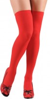 Rote Overknee Strümpfe 70 DEN