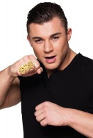 Triple Dollarzeichen Ring In Gold