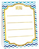 Vorschau: Blaues Buffet Deko Set Lets eat
