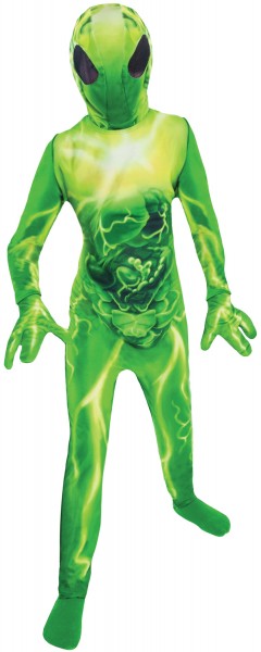 Mystischer Grüner Alien Kinderkostüm