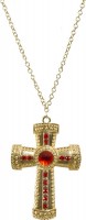 Bischof Kreuz Kette Gold