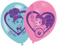 6 Nella die Riiterprinzessin Ballons 28cm