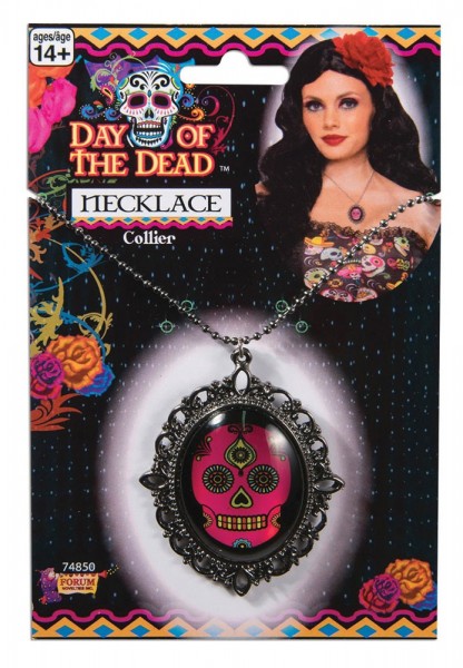 Diá De Los Muertos Totenkopfkette