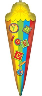 Schulanfang Heliumflasche mit Ballons 3