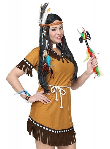 Indianer Feder Schmuck Set 5-teilig 4