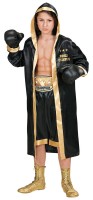 Boxchampion Kinderkostüm Schwarz