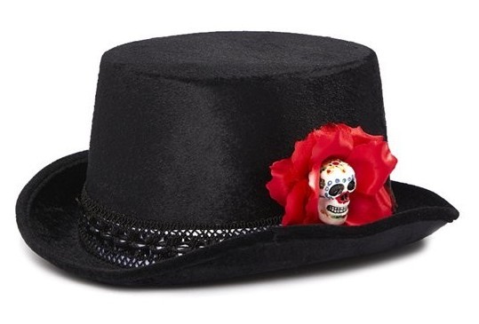 Dia de los Muertos Zylinder für Herren
