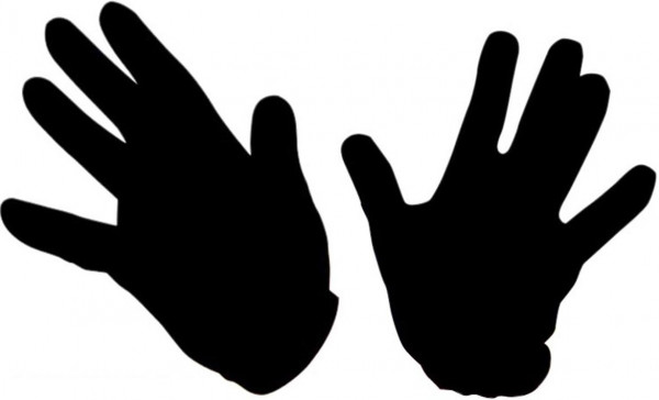 Klassische Schwarze Handschuhe