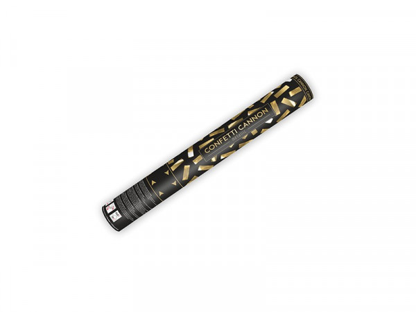 Goldstreifen Konfetti Kanone 40cm