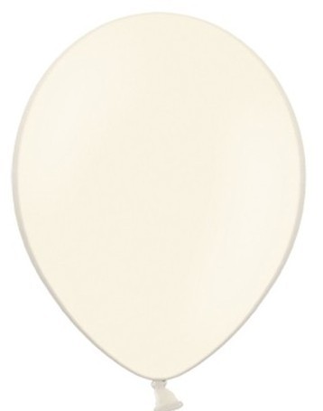 50 Partystar Luftballons creme 27cm